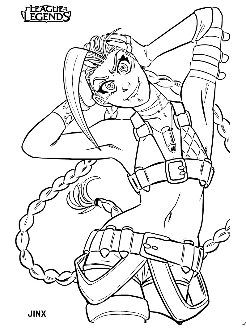 League of Legends Coloring Pages 4