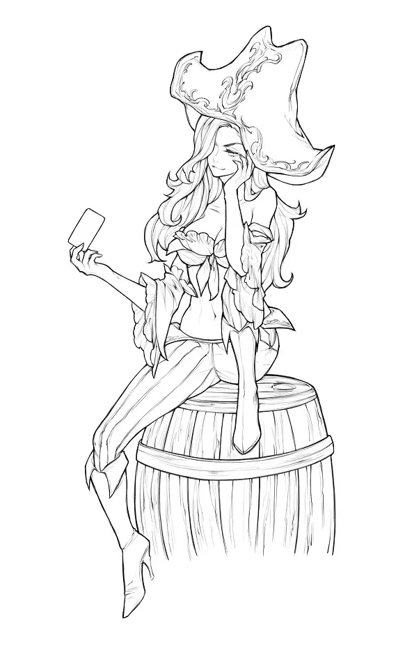 League of Legends Coloring Pages 42