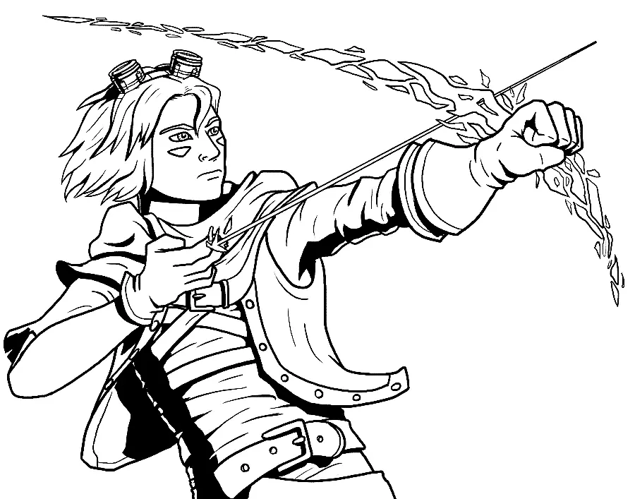 League of Legends Coloring Pages 49