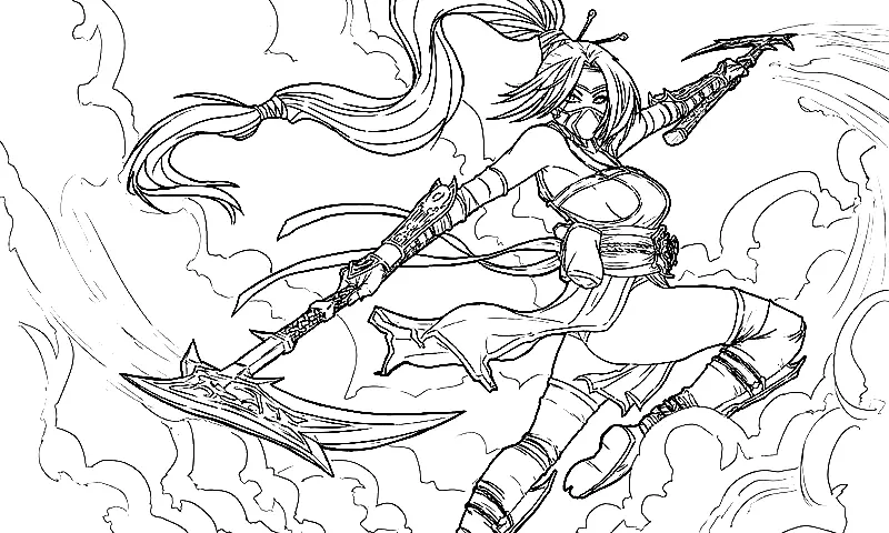 League of Legends Coloring Pages 87