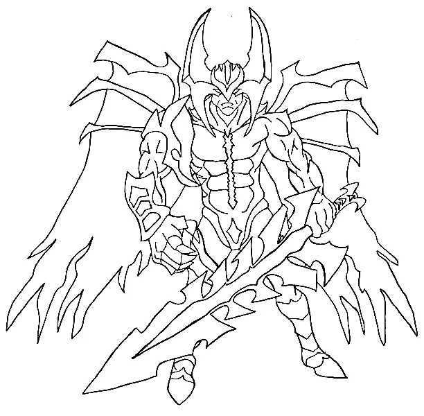 League of Legends Coloring Pages 97
