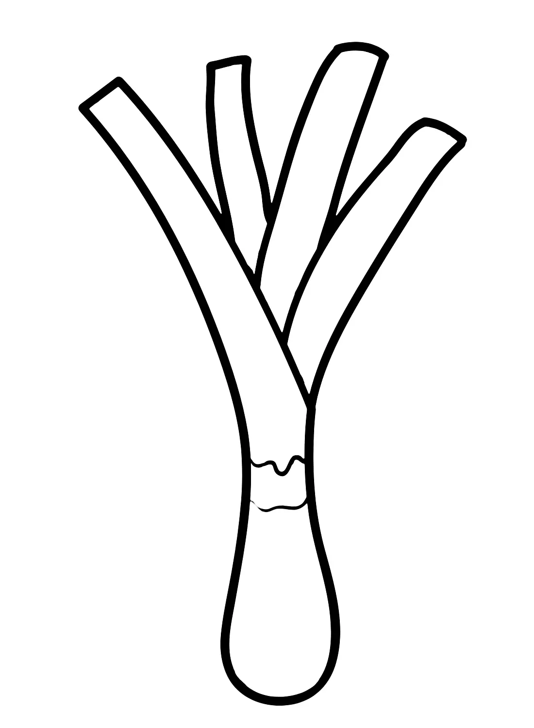 Leek Coloring Pages 12