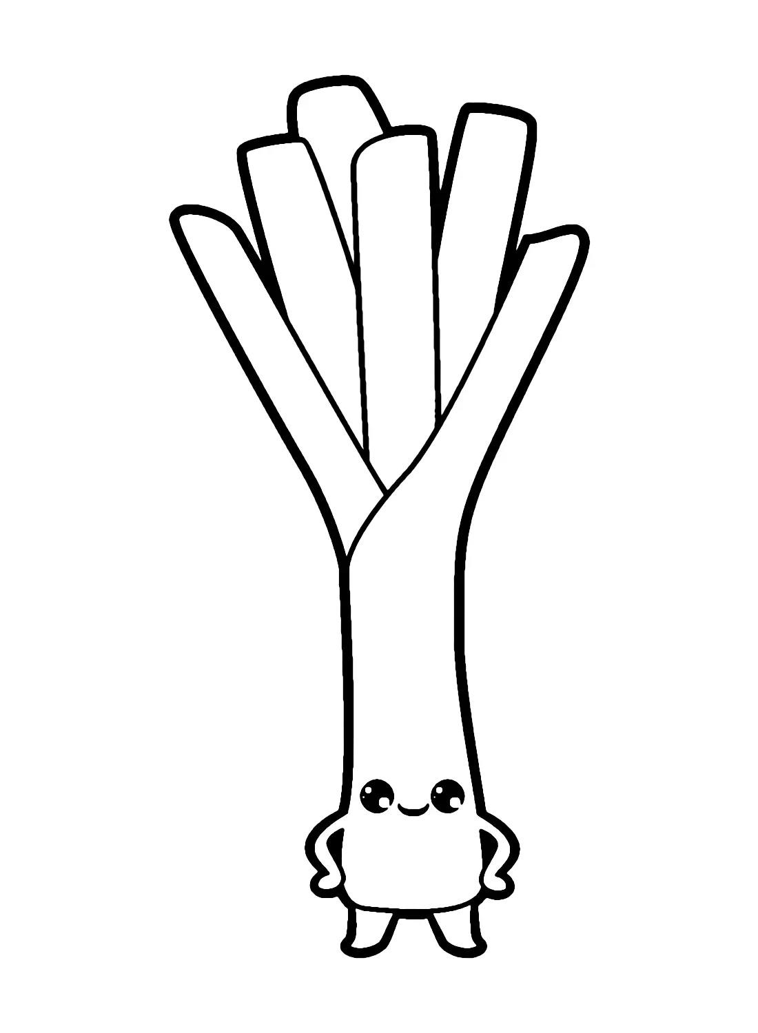Leek Coloring Pages 14