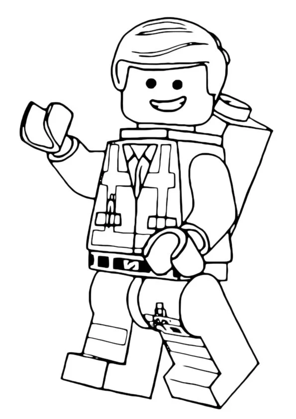 Desenhos de Lego Para Colorir 12