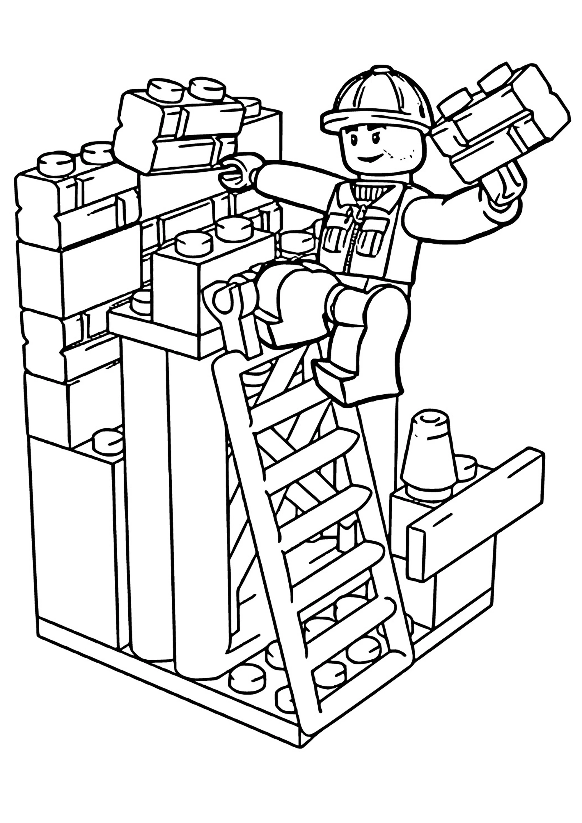Fazenda Lego Para Colorir 11