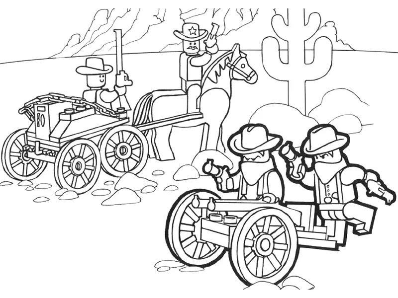 Fazenda Lego Para Colorir 5