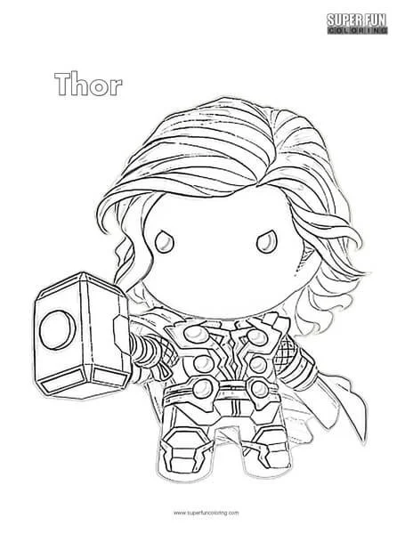Lego Thor Coloring Pages 14