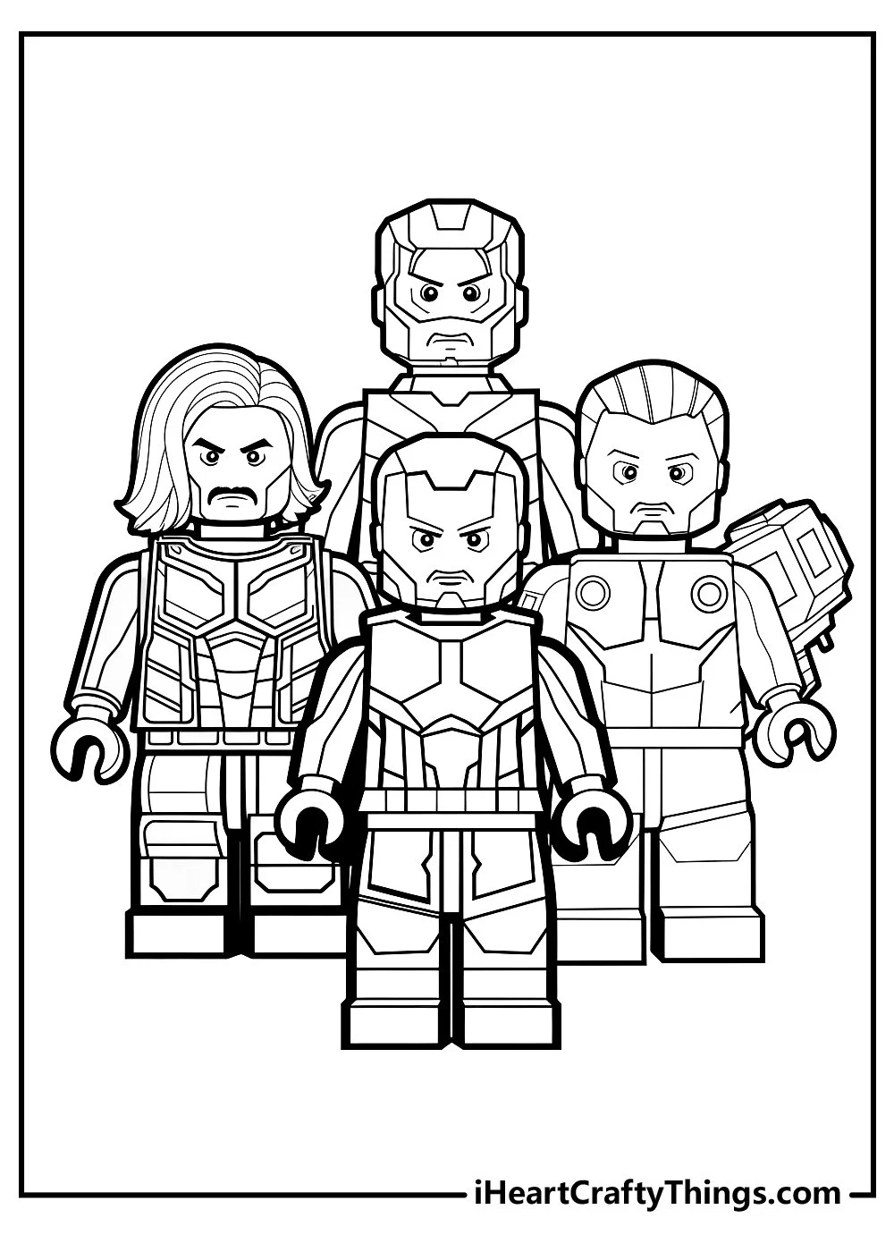Lego Thor Coloring Pages 15