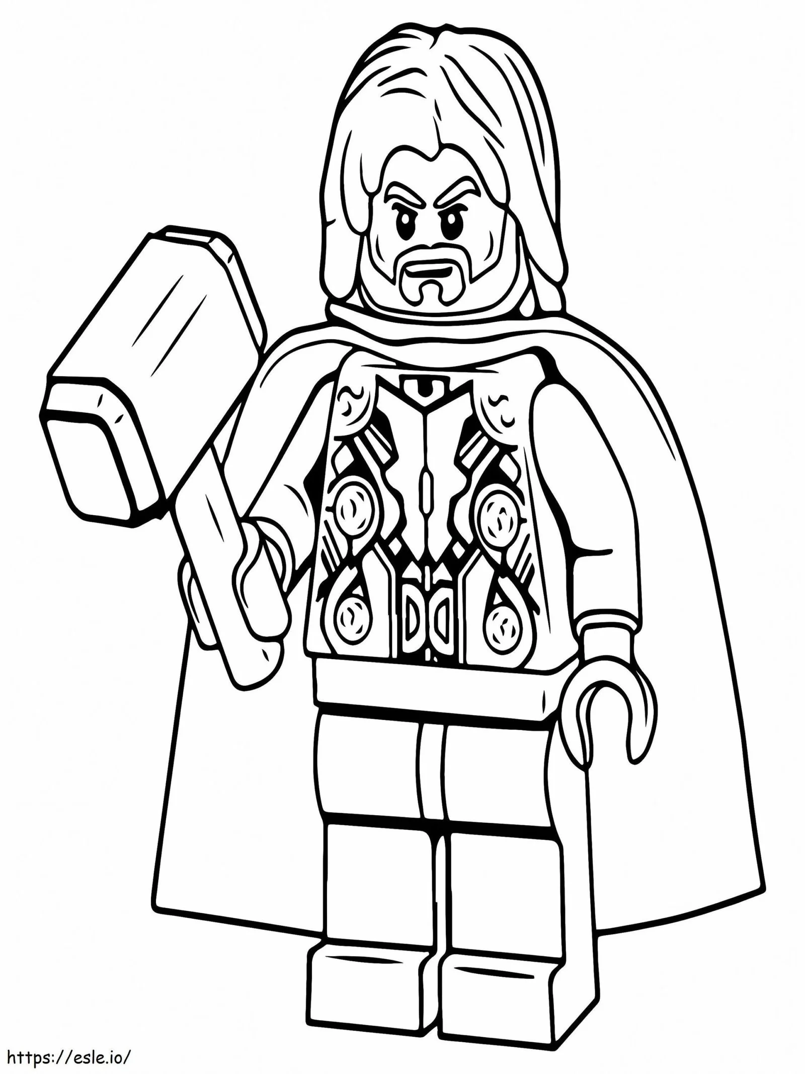 Lego Thor Coloring Pages 19