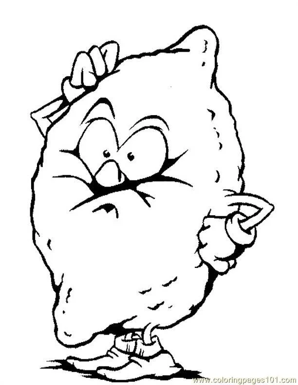 Desenhos de Limao Para Colorir 1