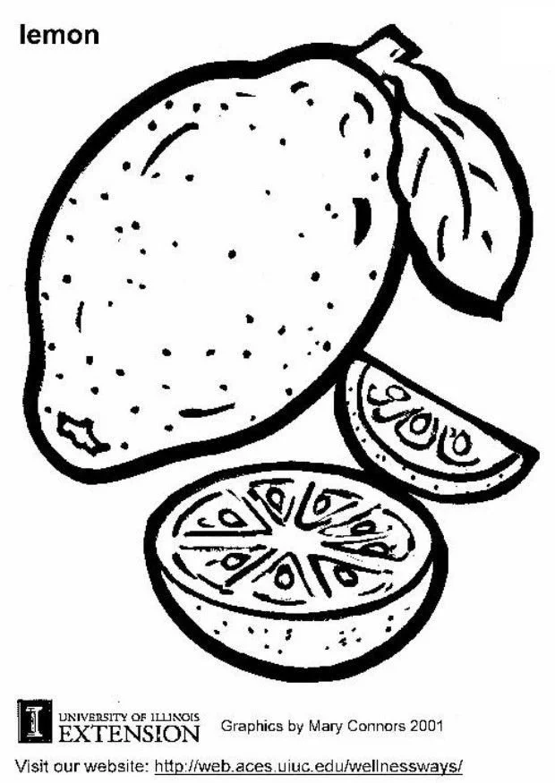 Desenhos de Limao Para Colorir 2