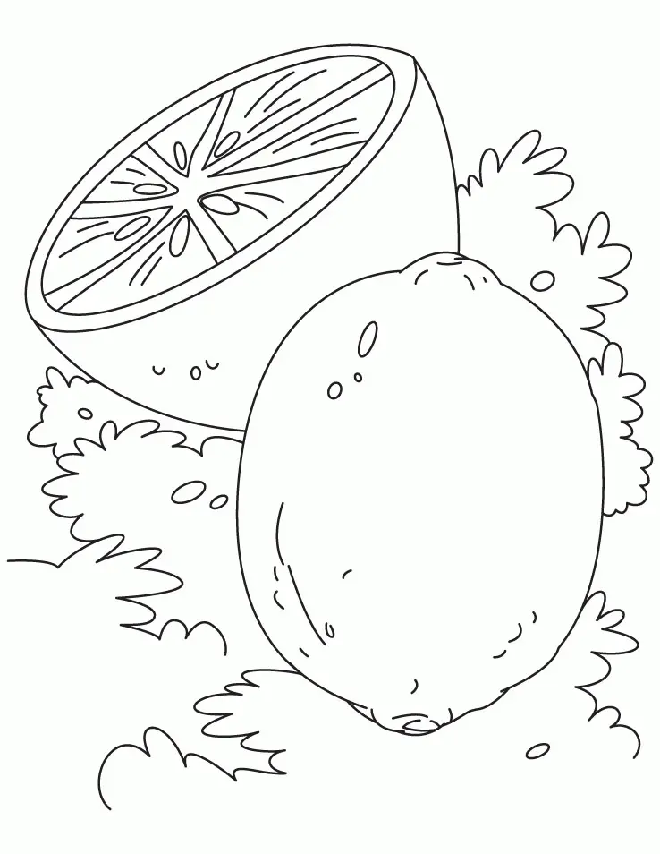 Desenhos de Limao Para Colorir 8