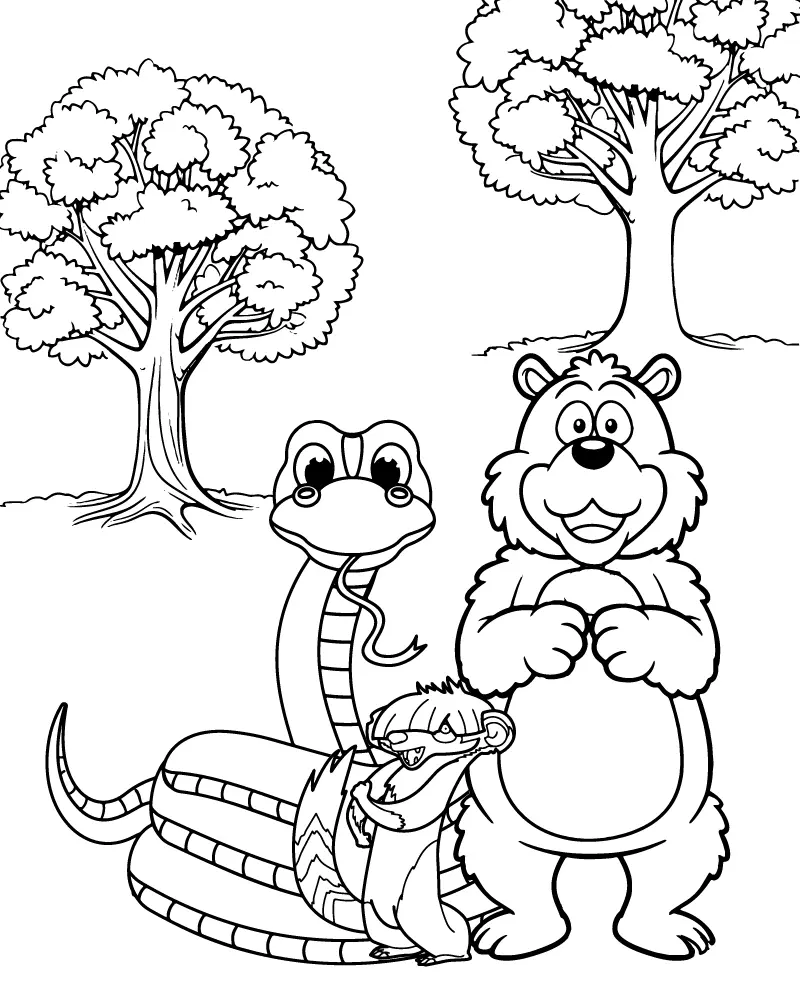Leo and Tig Coloring Pages 10