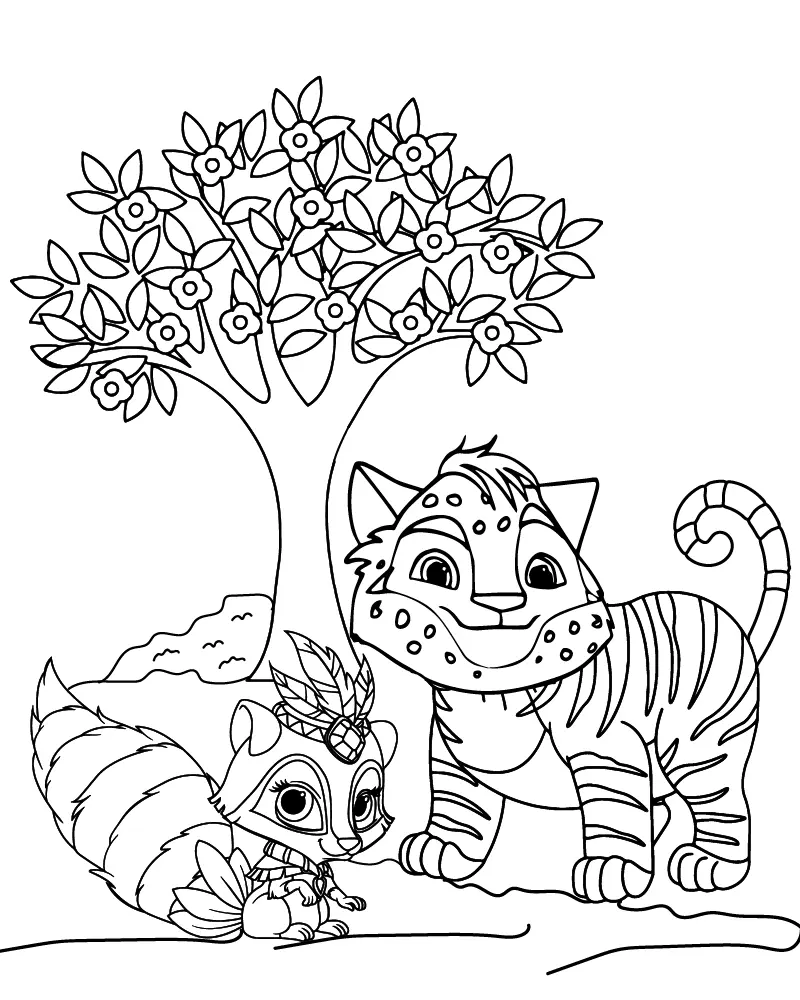 Leo and Tig Coloring Pages 12