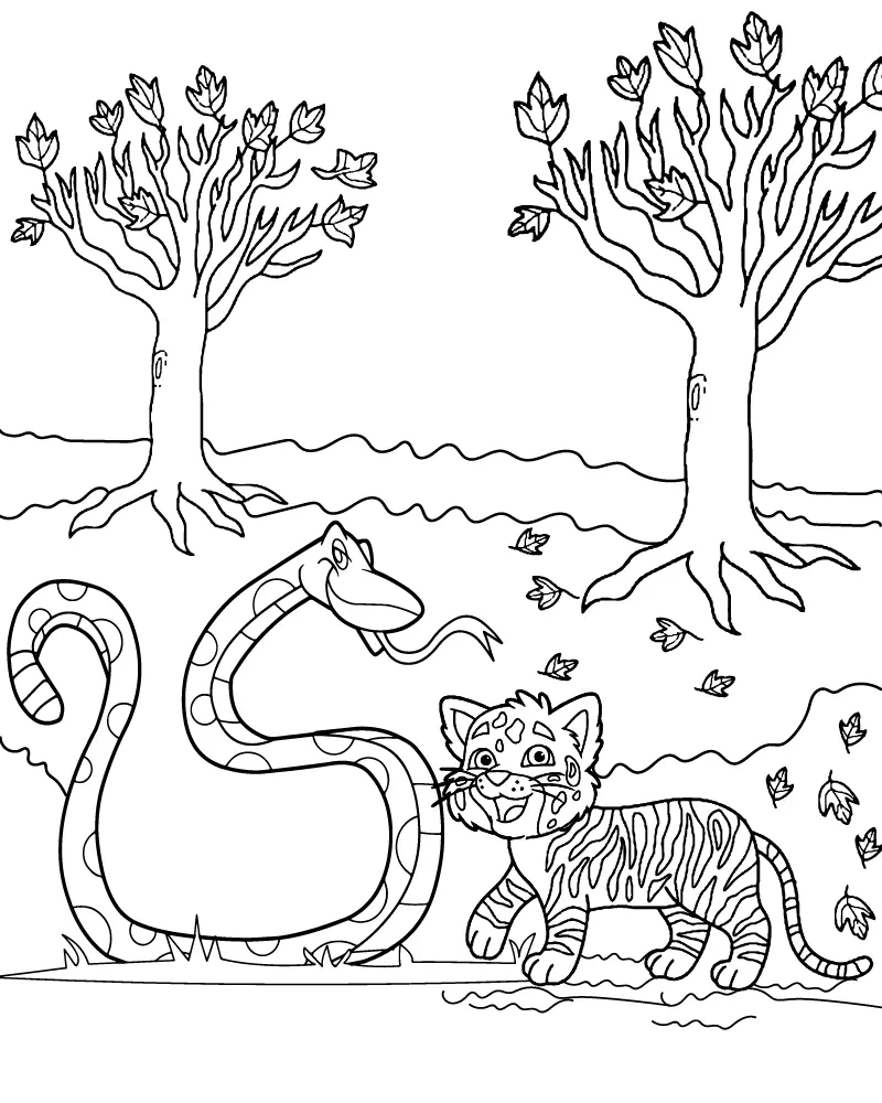 Leo and Tig Coloring Pages 13