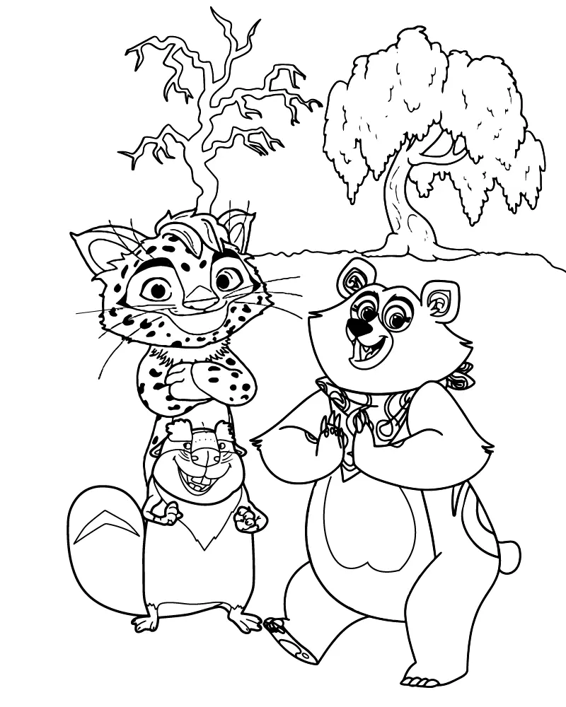 Leo and Tig Coloring Pages 14