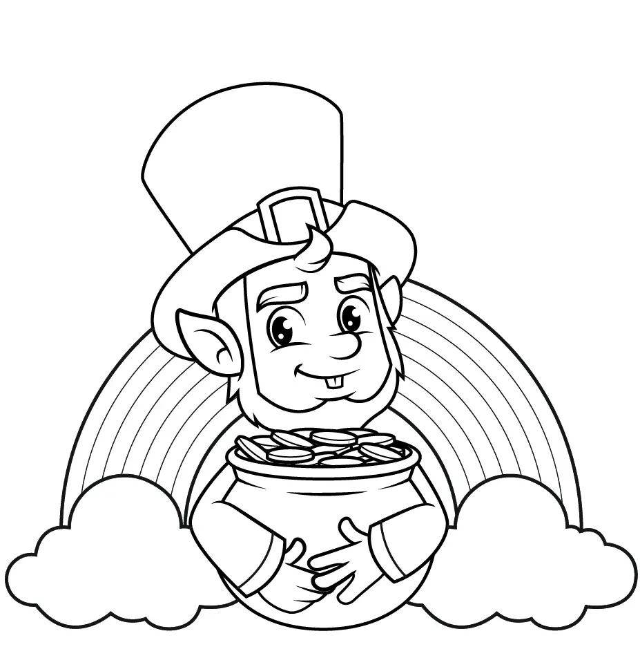 Desenhos de Leprechaun Para Colorir 15