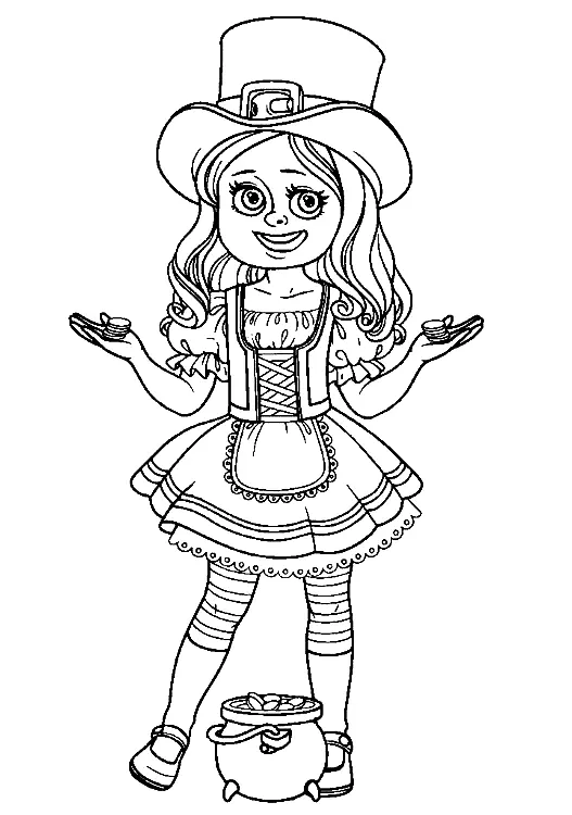 Desenhos de Leprechaun Para Colorir 16