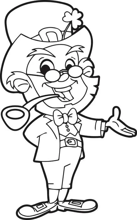 Desenhos de Leprechaun Para Colorir 19
