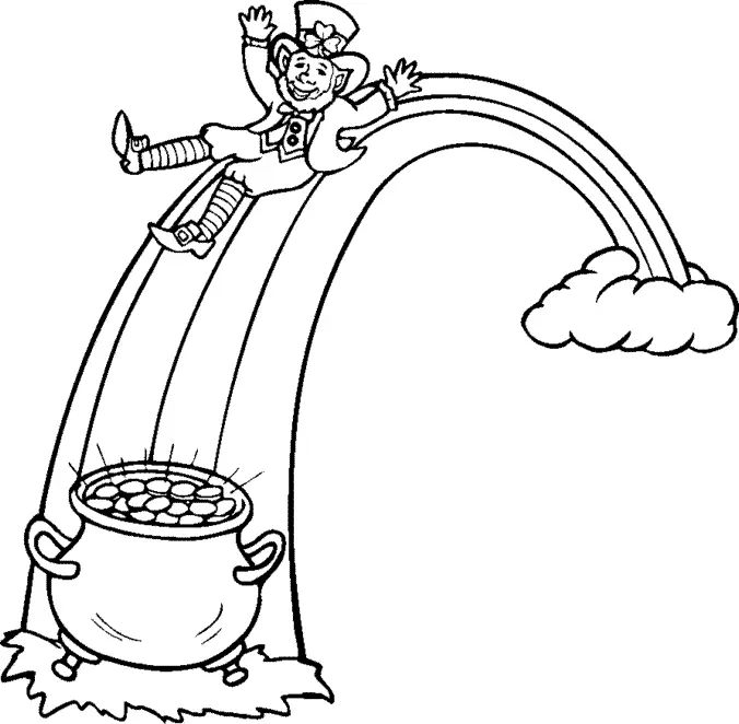 Desenhos de Leprechaun Para Colorir 22