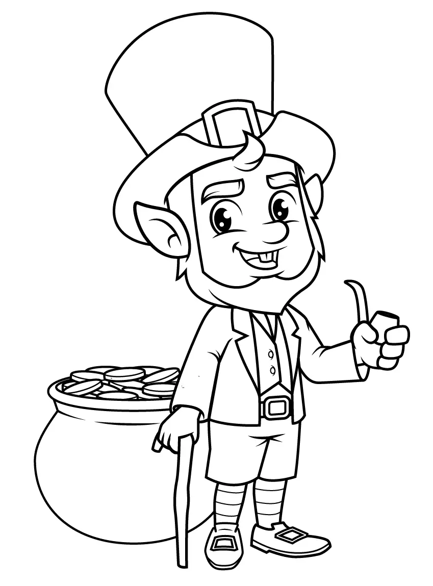 Desenhos de Leprechaun Para Colorir 29