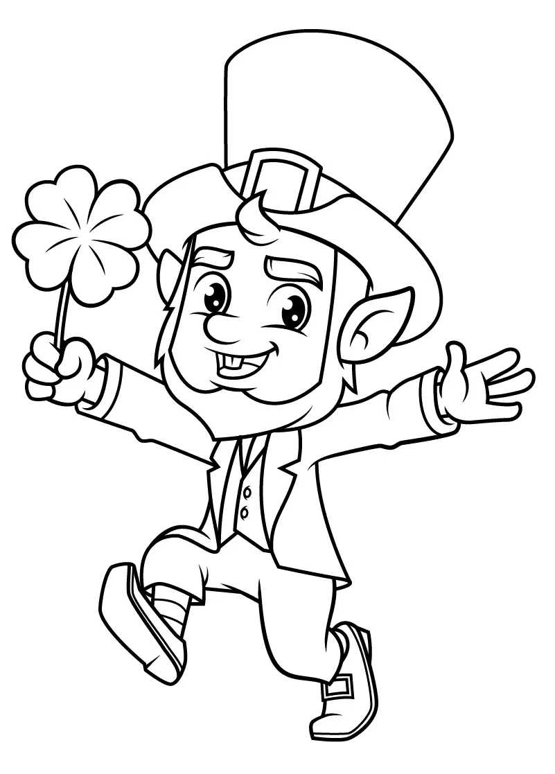 Desenhos de Leprechaun Para Colorir 3
