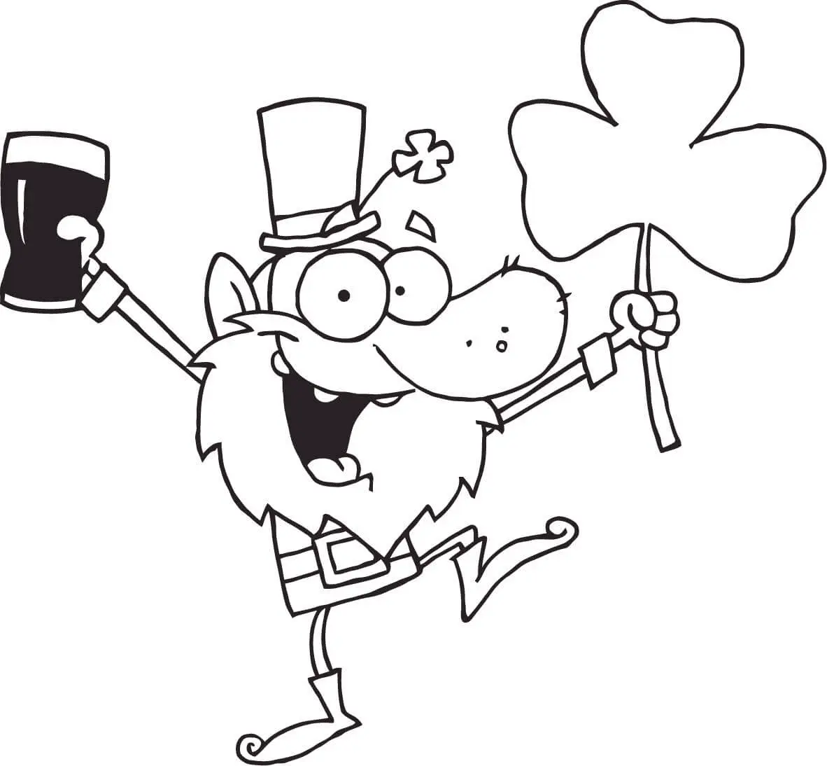 Desenhos de Leprechaun Para Colorir 32