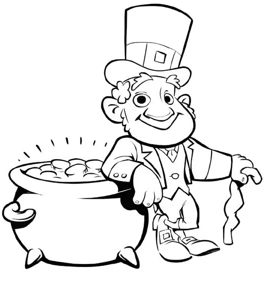 Desenhos de Leprechaun Para Colorir 33