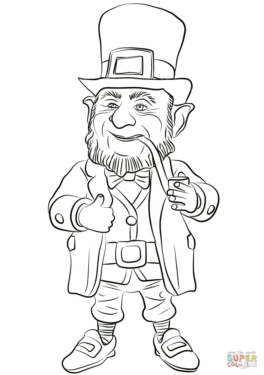 Desenhos de Leprechaun Para Colorir 43