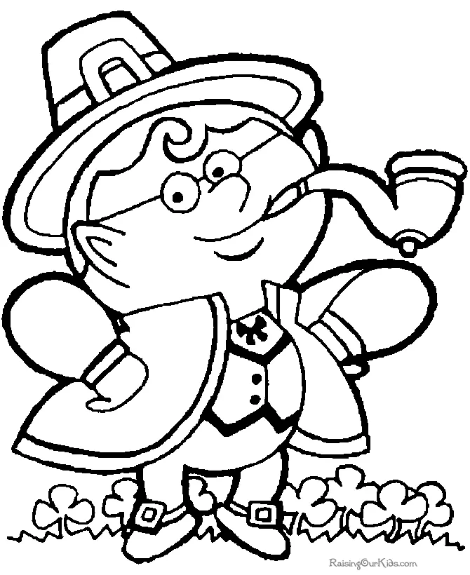 Desenhos de Leprechaun Para Colorir 44