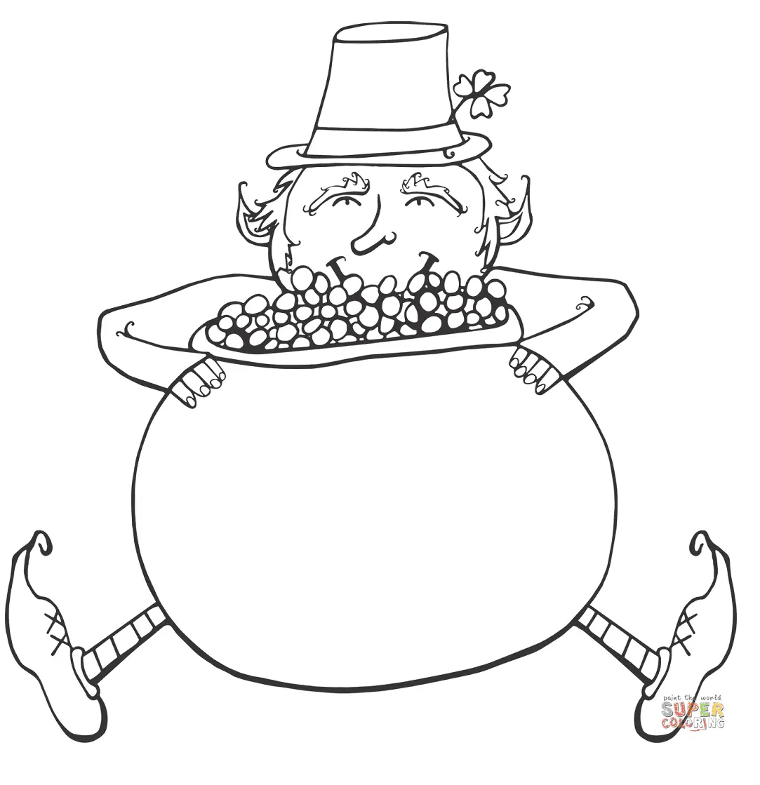 Desenhos de Leprechaun Para Colorir 53