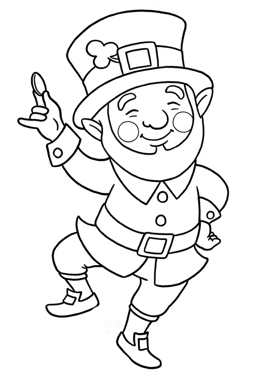 Desenhos de Leprechaun Para Colorir 8