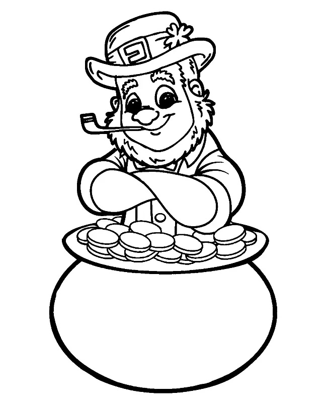 Desenhos de Leprechaun Para Colorir 9