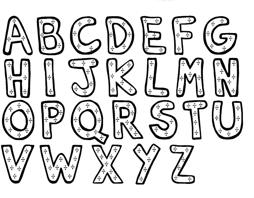 Ausmalbilder Buchstabe A 10