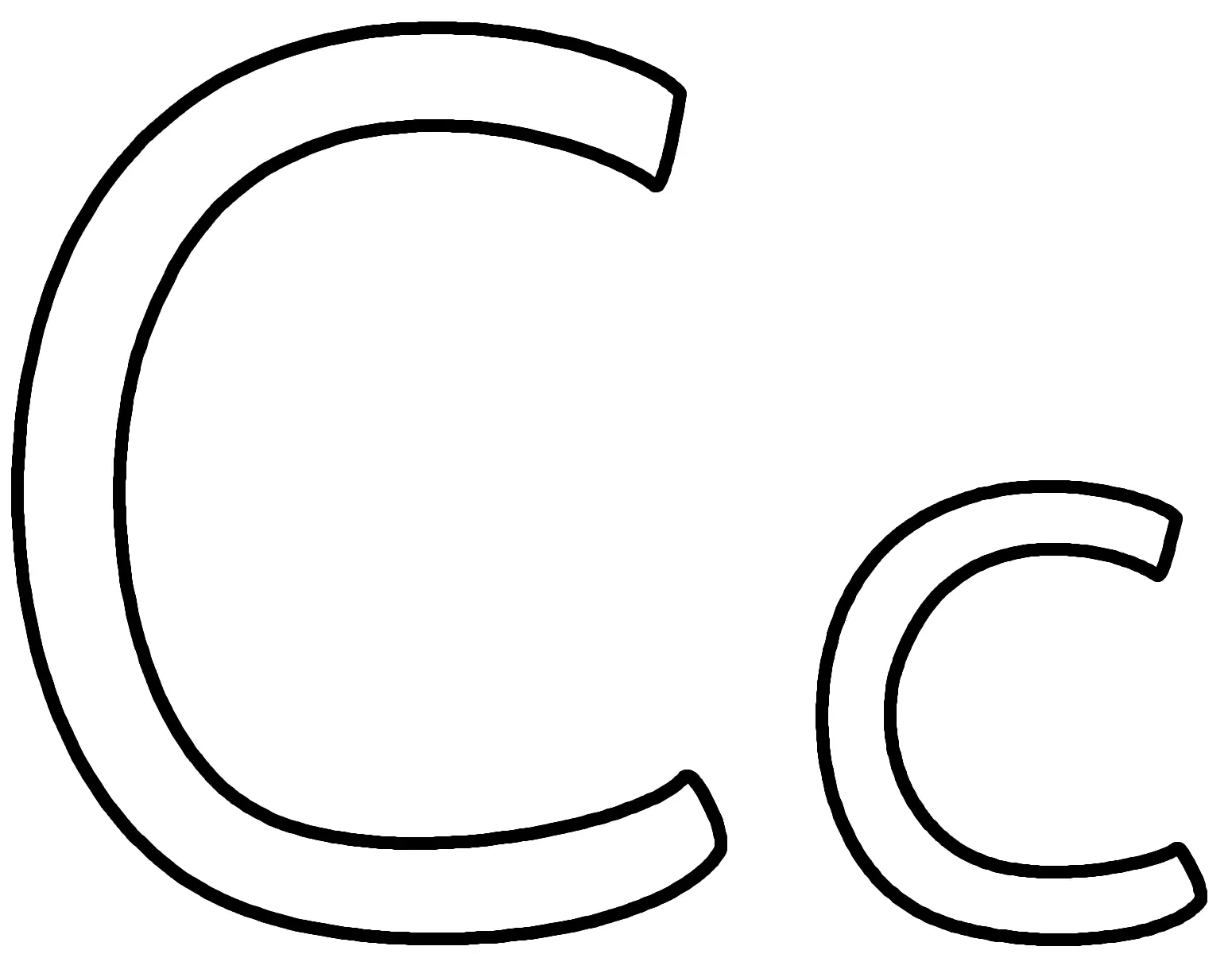 Letra C Para Colorear 26