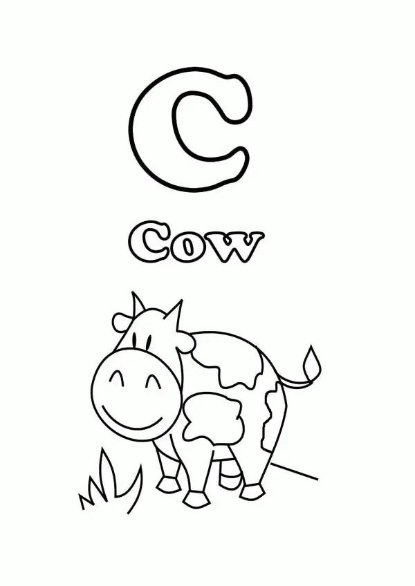Letra C Para Colorear 7