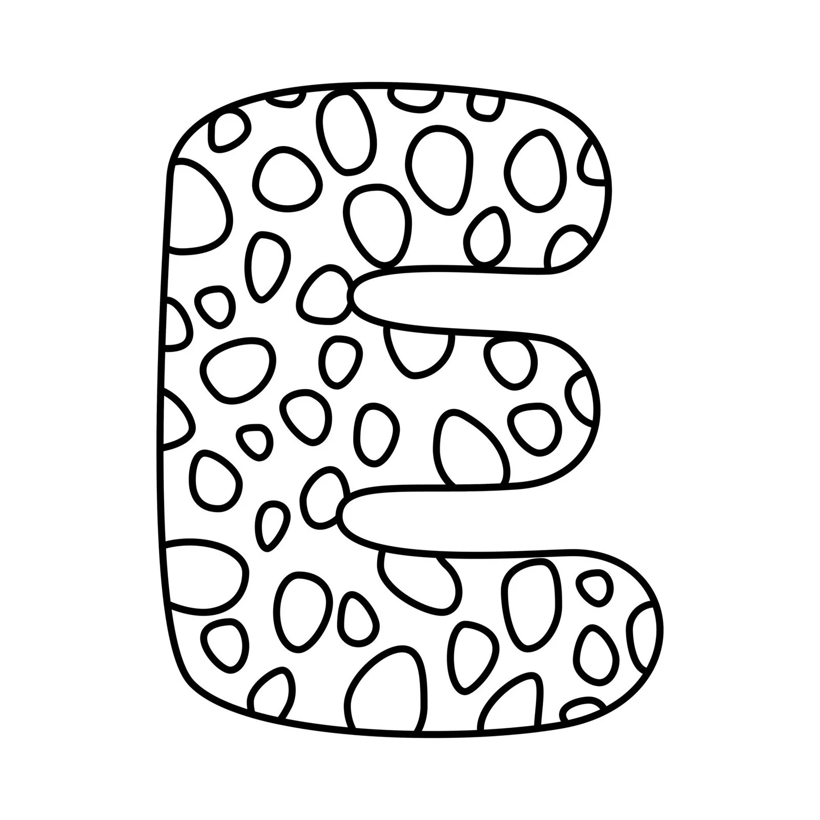 Buchstabe E Ausmalbilder 73