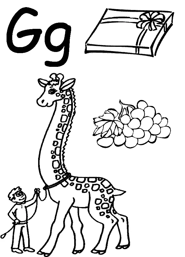 Letter G Coloring Pages 22