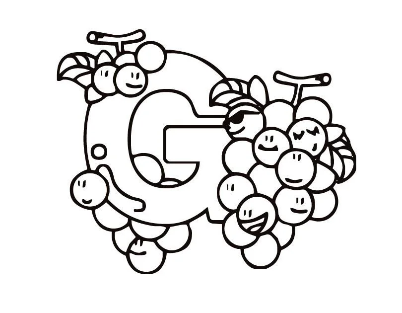 Letter G Coloring Pages 24