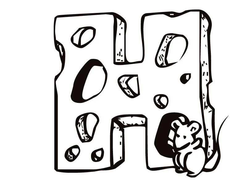 Letter H Coloring Pages 11