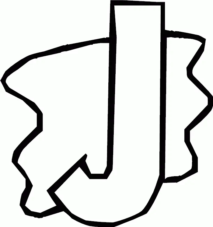 Letter J Coloring Pages 21