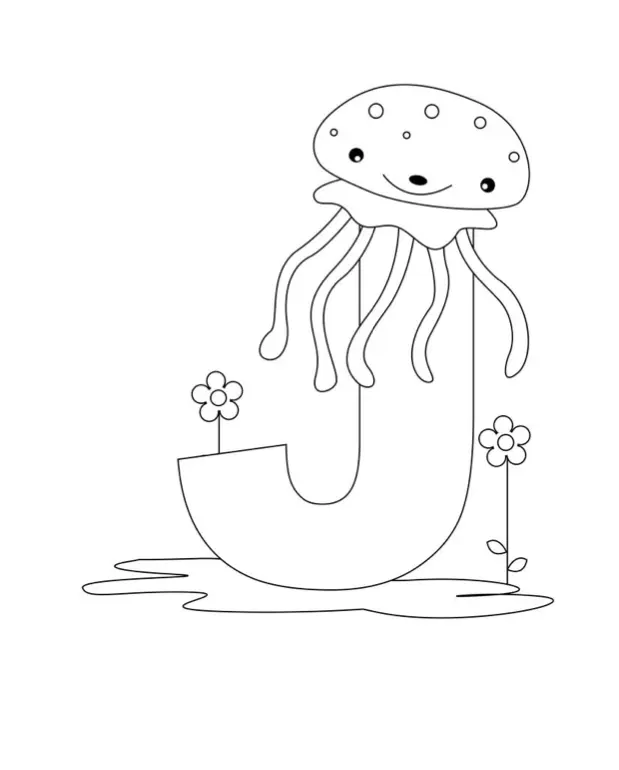 Letter J Coloring Pages 42