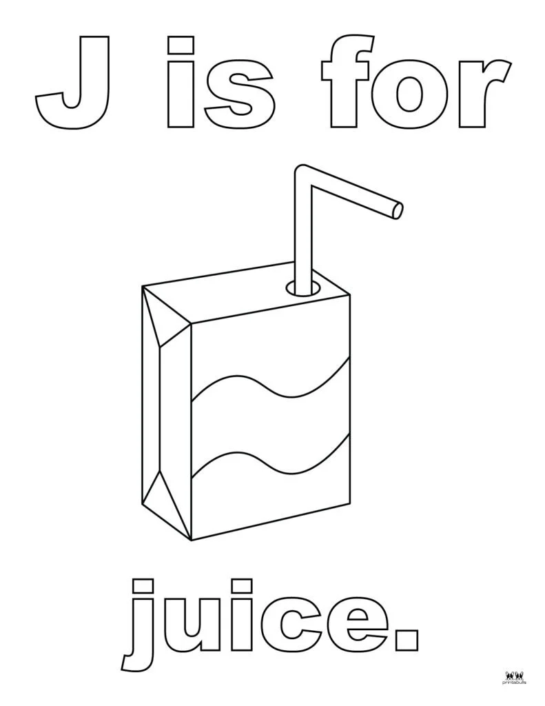 Letter J Coloring Pages 43