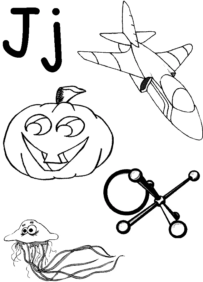 Letter J Coloring Pages 7