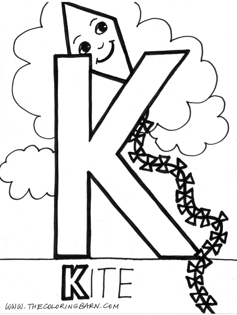 Letra K Para Colorear 25