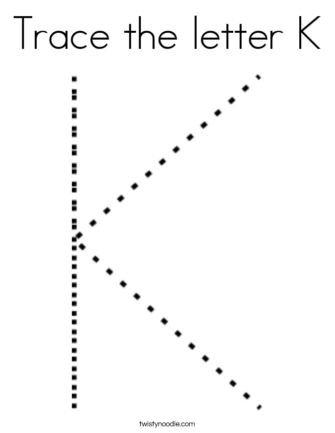 Letra K Para Colorear 35