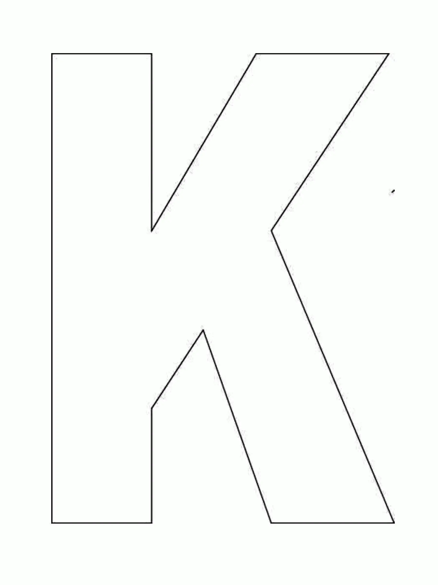 Letra K Para Colorear 38