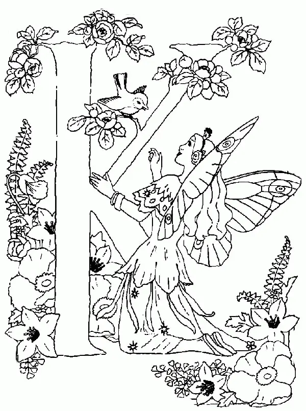 Letra K Para Colorear 45