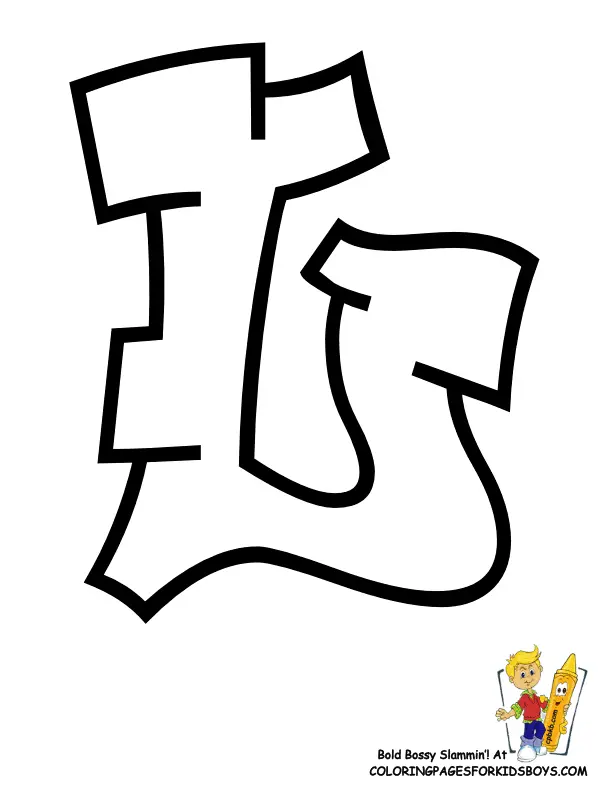 Desenhos de Letra L Para Colorir 16
