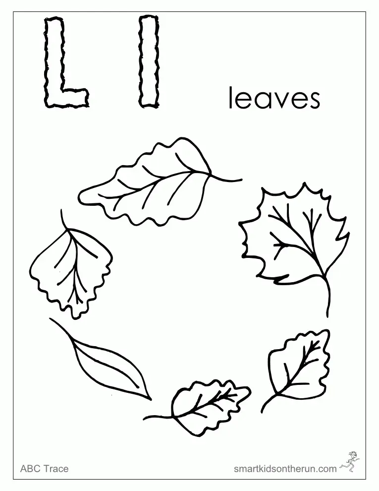 Desenhos de Letra L Para Colorir 18